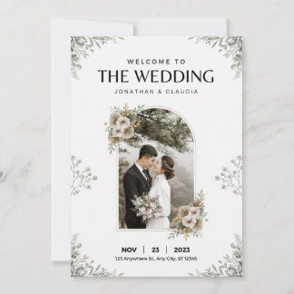 Invitación Boda de naturaleza