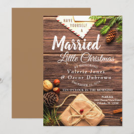 Invitación Boda de navidades