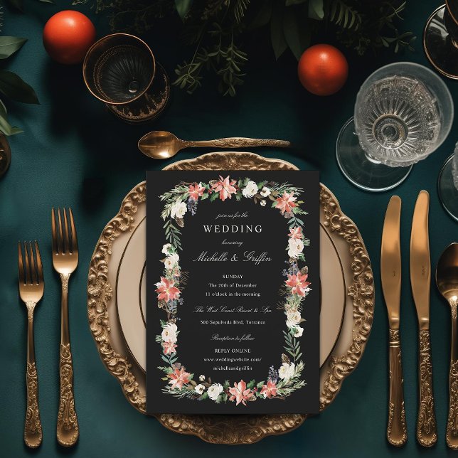 Invitación Boda de Navidades de vacaciones de invierno (Subido por el creador)