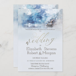 Invitación Boda de Nieve en WinMountain Lake