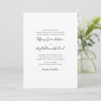 Boda de nombre completo tradicional simple y elega