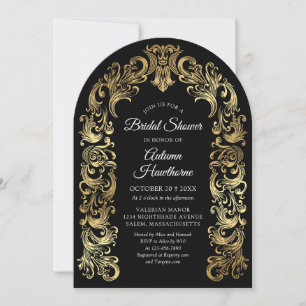 Invitación Boda de Novia Arco Gótico Barroco