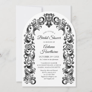 Invitación Boda de Novia Arco Gótico Barroco