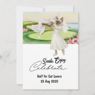 Invitación Boda de novia golfer Bachelorette para los amantes