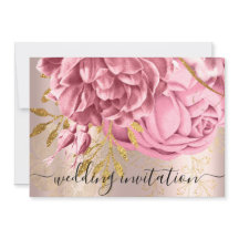 Boda de novias Rosas de las Flores de Oro Rosa Ros