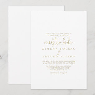 Invitación Boda de Nuestra Boda