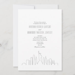 Invitación Boda de Nueva York