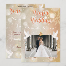 Invitación Boda de oro de la pareja de novios