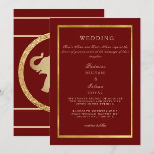 Invitación Boda de oro de Red Regal Profunda