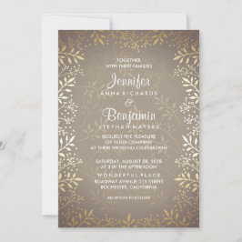 Invitación Boda de oro del aliento del bebé