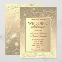 Boda de oro elegante