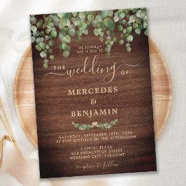 Invitación Boda de Oro Eucalyptus