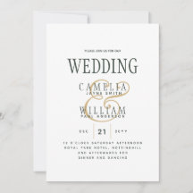 Boda de oro verde OLIVE moderno Trenn