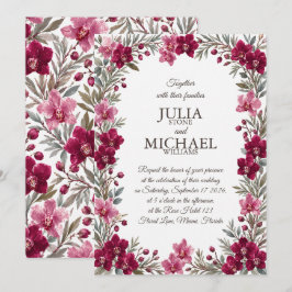 Invitación Boda de orquídeas