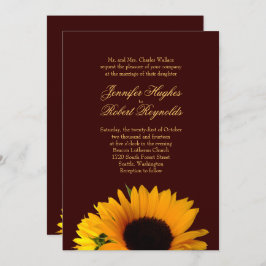 Invitación Boda de otoño