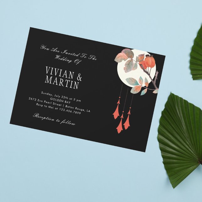 Invitación Boda de otoño de medianoche (Subido por el creador)