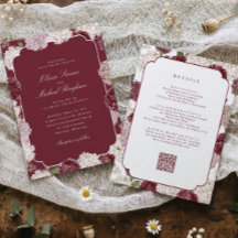 Boda de Otoño e Invierno Burgundy Hortensia Todo e