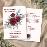 Boda de otoño en burgundy: Cosas favoritas de la n