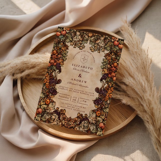 Invitación Boda de otoño en el huerto (Subido por el creador)