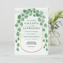 Boda De Oval De Oval De Oro De Garland Green Sage