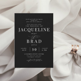 Invitación Boda De Padres Elegantes De Color