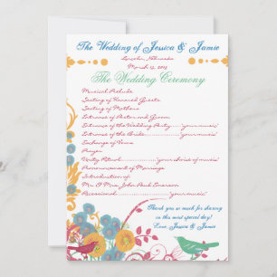Invitación Boda de pájaros de flor silvestre de frambuesa de 