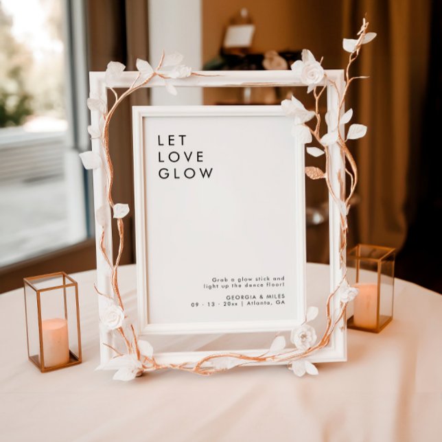 Invitación Boda de palo brillante Boda moderno desconecta el  (Subido por el creador)