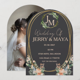 Invitación Boda de Pareja Romántica Personalizada
