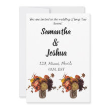Boda de pareja rústica de Fall Boho