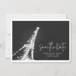 Invitación Boda de París, Torre Eiffel.