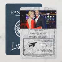 Boda de pasaporte de Navy Blue Las Vegas