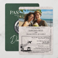 Boda de pasaporte de República Dominicana Verde