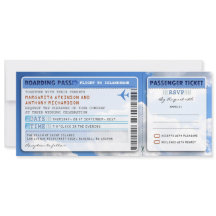 boda de pases de embarque en sky-invitación con rs