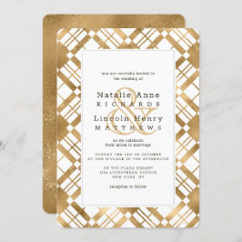 Invitación Boda de pastelería de granja rural con rusticidad 