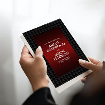 Boda de patrón de forma de polígono negro de lujo