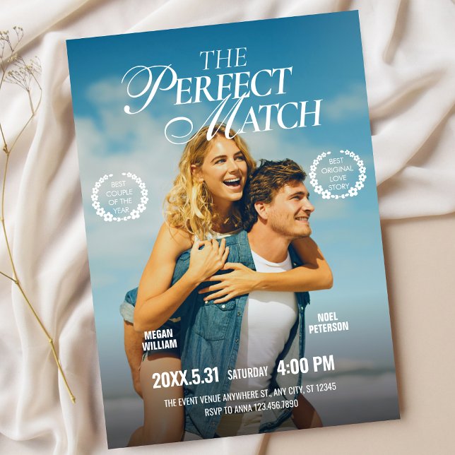 Invitación Boda de películas (Subido por el creador)
