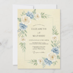Invitación Boda de Peonía Mantecosa y Aciano