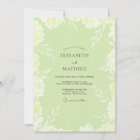 Boda de Peonía Pistacho