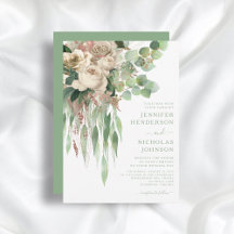 Boda de peonías florales rosadas elegantes