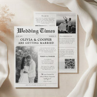 Boda de periódico