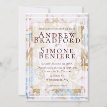 Boda de Personalizable de Rococo