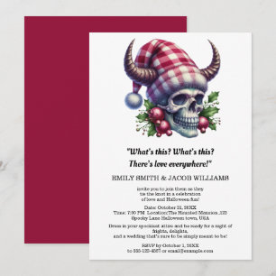 Invitación Boda de Pesadilla Antes de Navidad 