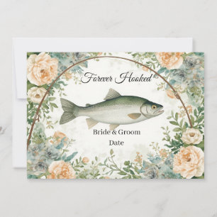 Invitación Boda de pesca guardar la fecha