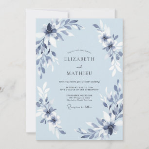 Invitación Boda de Pétalo Azul