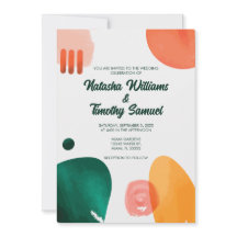 Boda de pincel mínimo moderno