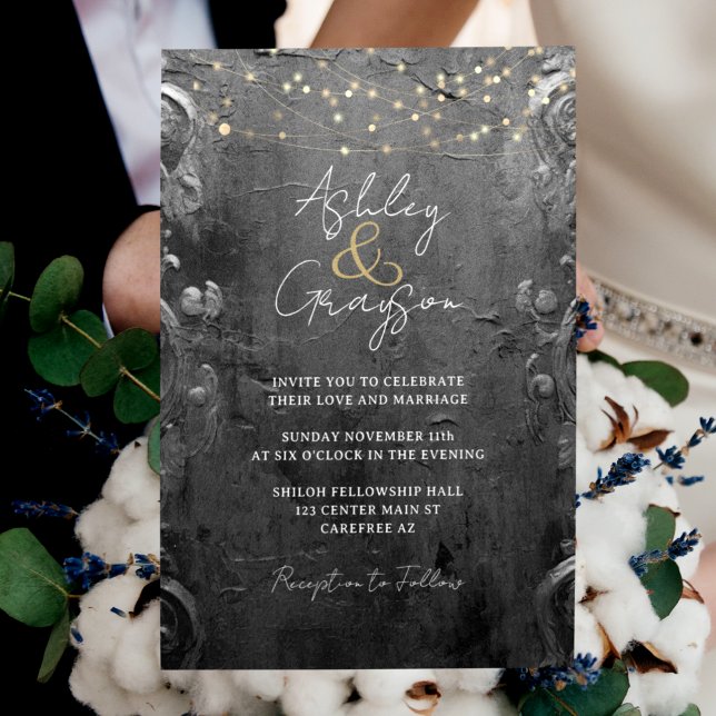 Invitación Boda de Plata elegante de época (Subido por el creador)