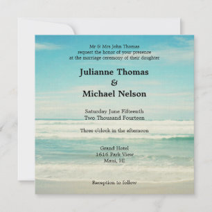 Invitación Boda de playa