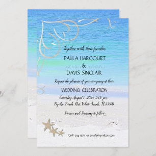 Invitación Boda de playa