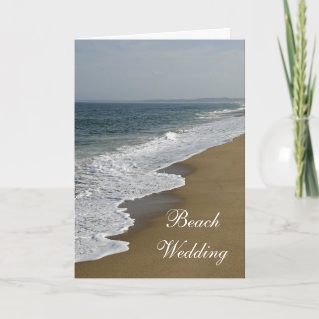 Invitación Boda de playa (Anverso)