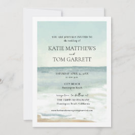 Invitación Boda de playa